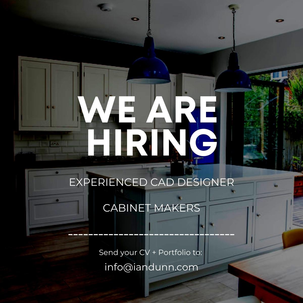 #hiring #London #southlondon #architecture #cabinetmaking #cabinetmakers #interiordesign #caddesigner #designer #newjob #HIRINGNOW