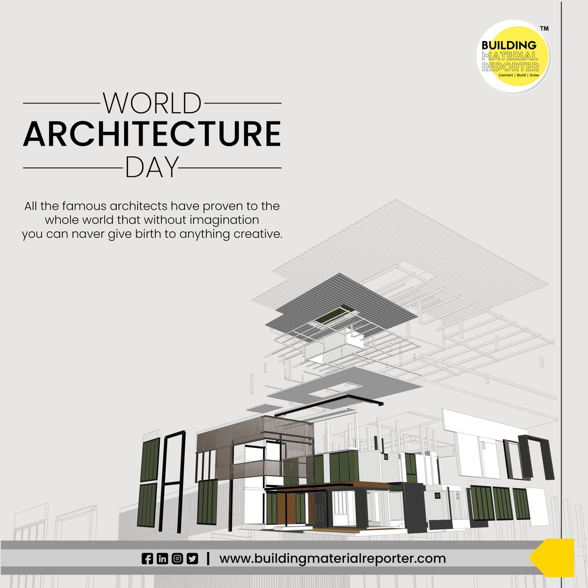 bmreporter's tweet photo. Happy World Architecture Day

#architecture #design #interiordesign #art #architecturephotography #photography #interior #architecturelovers #architect #home #homedesign #decor #nature #interiors #bmr #bmrreporter #buildingmaterialreporter #connectbuildgrow #bmreporter https://t.co/Otu7aeR9gz