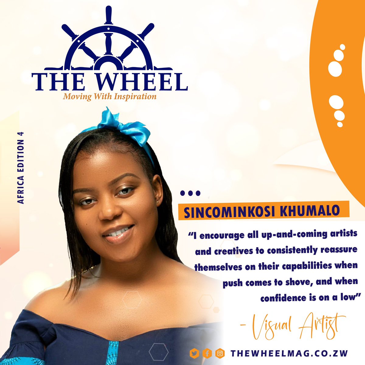 WheelMagazine's tweet image. Today our spotlight is @sincominkosi ! A lady who brings drawings to life!

Having made potraits of the famous @strivemasiyiwa and @janetmanyowa her journey continues and she aims higher!

Read more about her journey in our latest edition! Link on bio

#thewheelmagazine