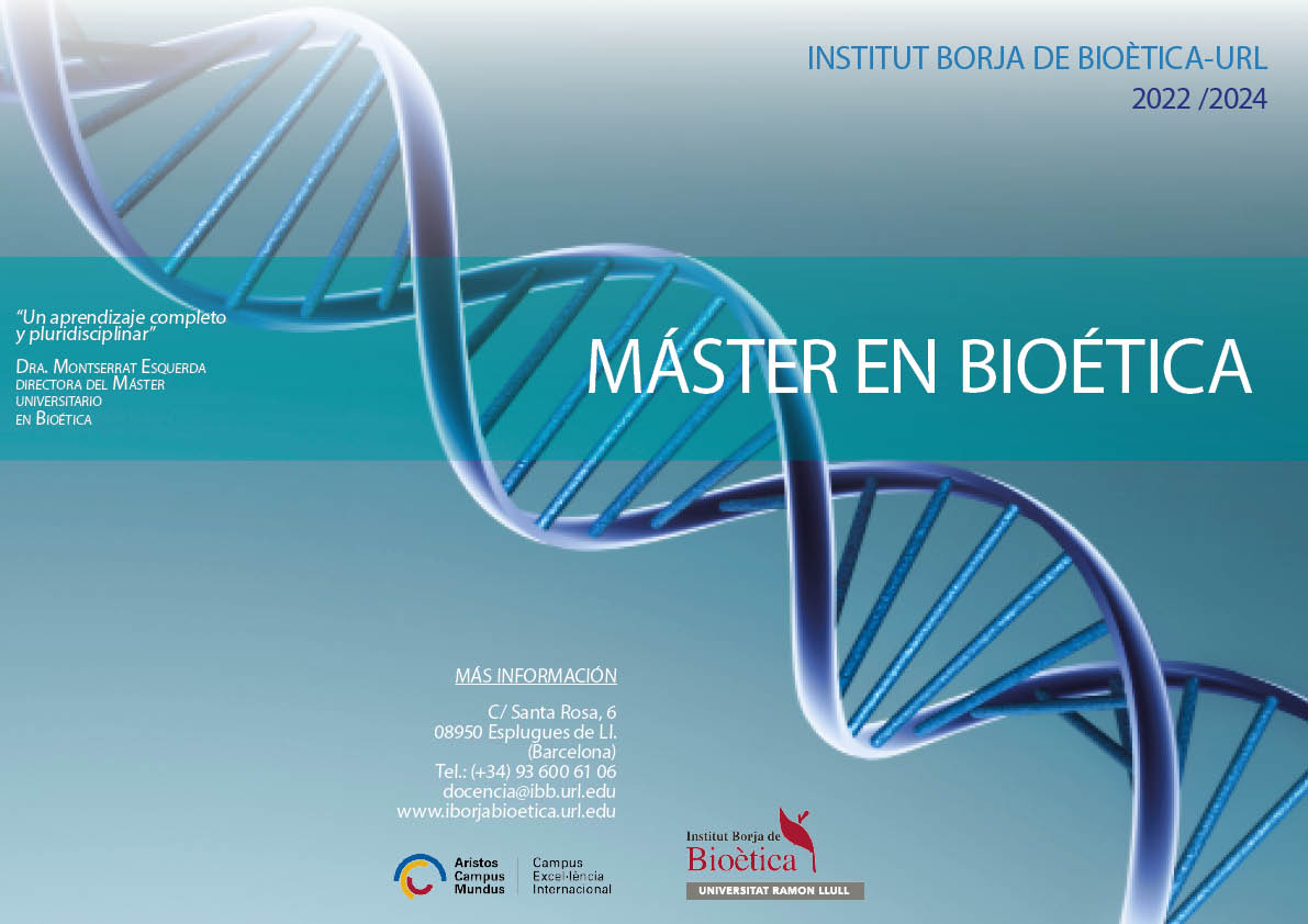 📍¡Últimas plazas! #Máster universitario en Bioética
🔵Máster pionero en el ámbito de la #Bioética
👉Combina la formación en Bioética básica y fundamentación con una elevada especialización en Bioética Clínica
ℹ️ bit.ly/3UZmjq8