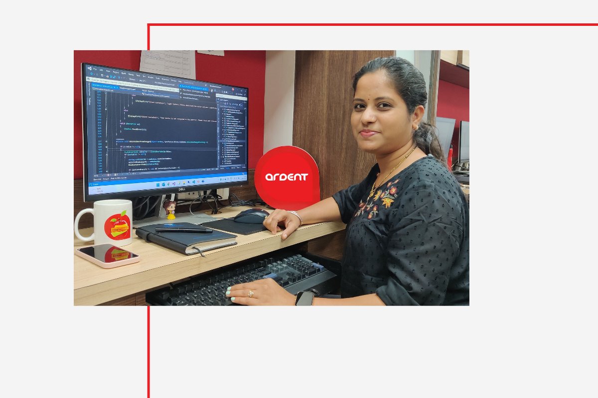 ardentisys's tweet photo. Deepa as a woman in tech, is an inspiration to us here at Ardent and to many young women looking to get into tech. Read Deepa's edition of 'Meet the team': https://t.co/oSaSigMPT8
#MeetTheTeam #WomenInTech #SeniorSoftwareDeveloper #SoftwareDeveloper #SoftwareDevelopment https://t.co/6eAbrsnLLH