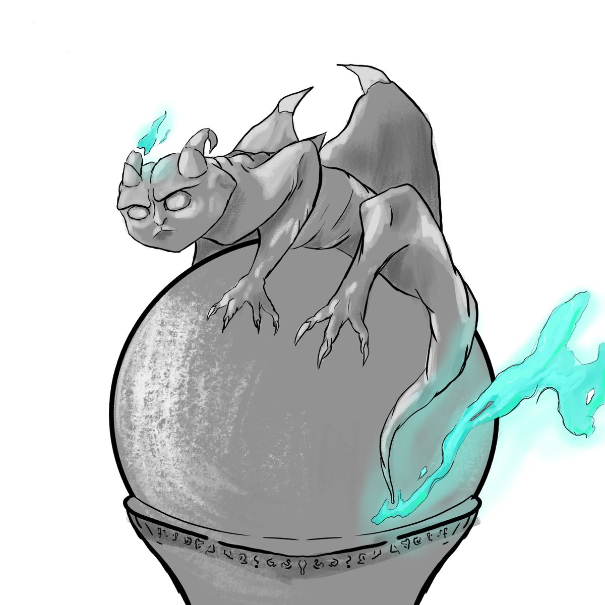 otchoyyyy's tweet photo. Gargoyle
#inktober2022 https://t.co/AfYiDuSl1T