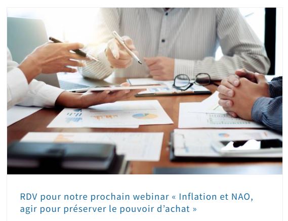 cabinetSecafi's tweet photo. #AVenir #webinar 
RDV demain à 9H30 pour notre prochain webinaire "Inflation et NAO, agir pour préserver le pouvoir d'achat".
Les inscriptions sont encore ouvertes, n'hésitez pas ➡ https://t.co/wmlKxIWdFJ https://t.co/QBgavekbI8