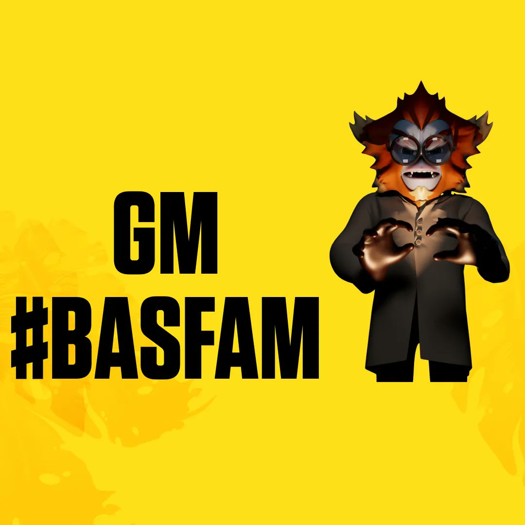 ArcasGames's tweet photo. GM #BASFAM
What are your plans for today? https://t.co/5rWXc0GWyB