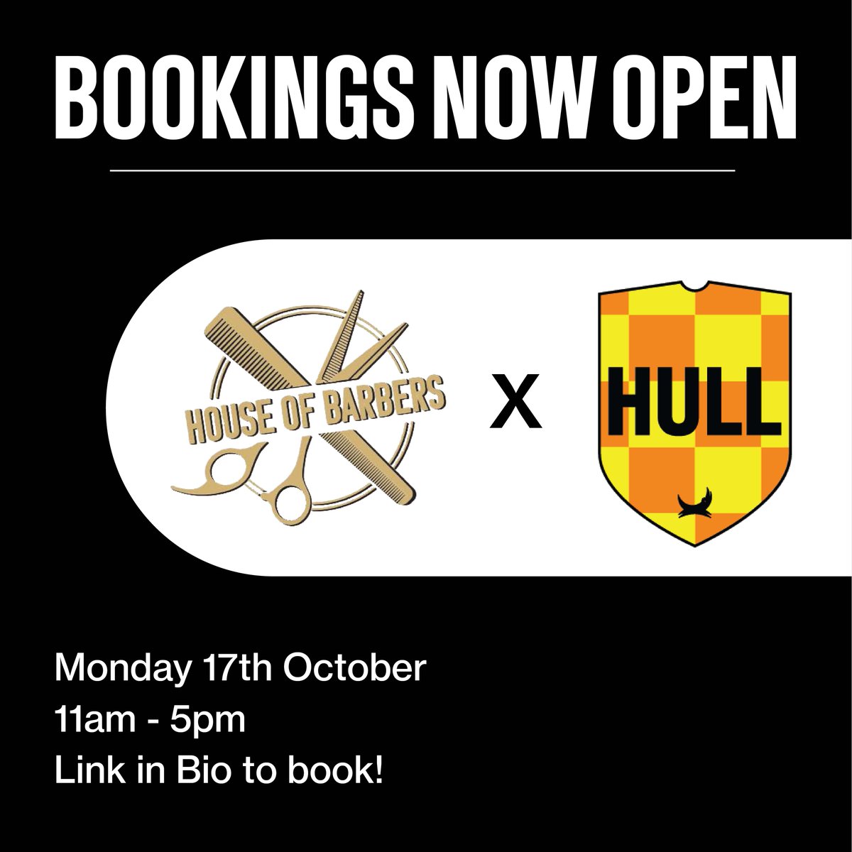 Bookings are now open for our Beer and a Trim day with @houseofbarbers_ ✂️ Link in Bio, Bookings will be on a first come, first serve basis! #BrewDogHull #FreshTrims #SkinFade #HouseofBarbers