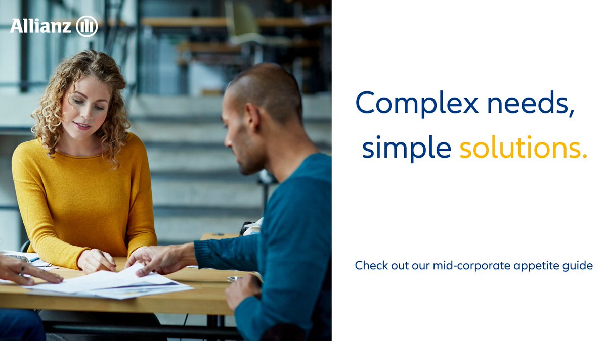 We’ve outlined our #midcorp appetite in our new guide, so together, we can focus on finding the right #insurance solutions for our customers ➡️ https://t.co/Uaf201HiXv https://t.co/VE3xHhfaUj