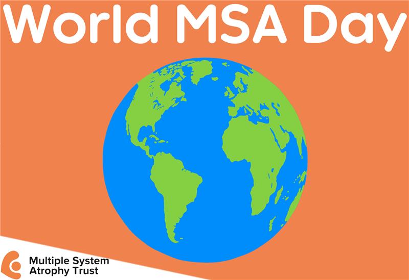 MSAtrust's tweet photo. Today is #WorldMSADay - a day to raise awareness of multiple system atrophy worldwide &amp; collaborate with other organisations like @MSACoalition towards a world free of MSA.

Please share this post to raise awareness of MSA and to help ensure no one has to face MSA alone. https://t.co/WG0yYWB5KW