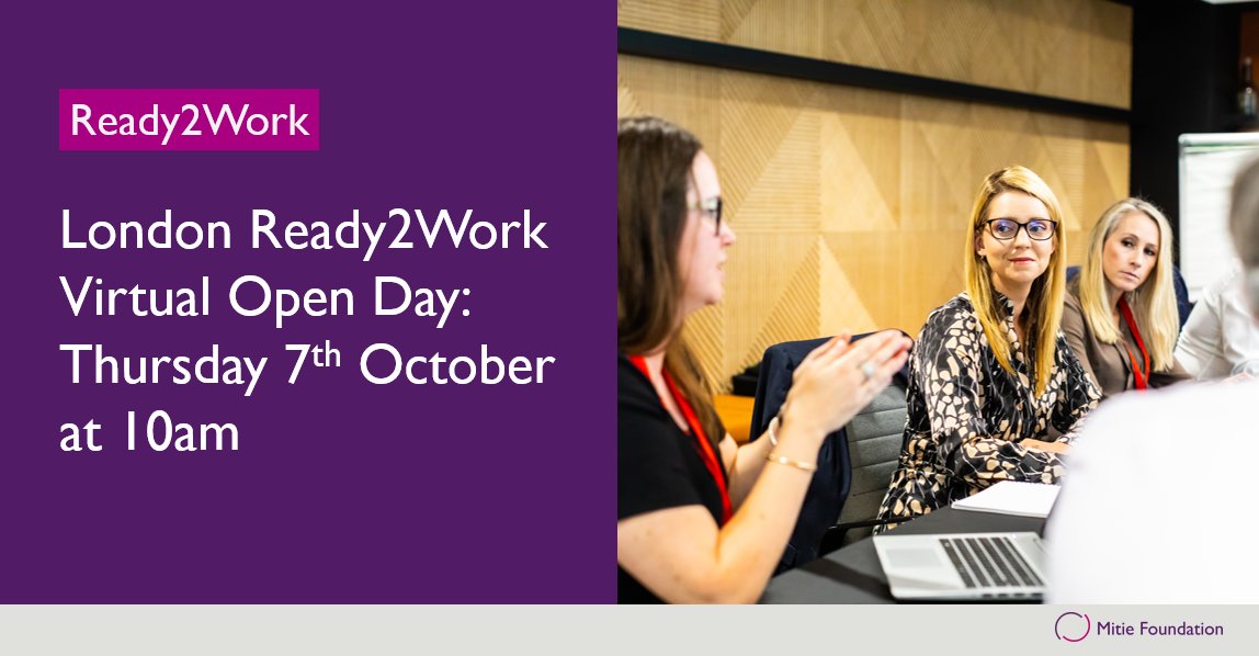 Are you looking for new a career in #FacilitiesManagement in London, but feel you are facing barriers into employment? Then our Ready2Work programme may be for you!

Join our free Virtual Open Day to find out more: eventbrite.co.uk/e/417842677697

#Employment | #Ready2Work | <a href="/mitie/">Mitie</a>