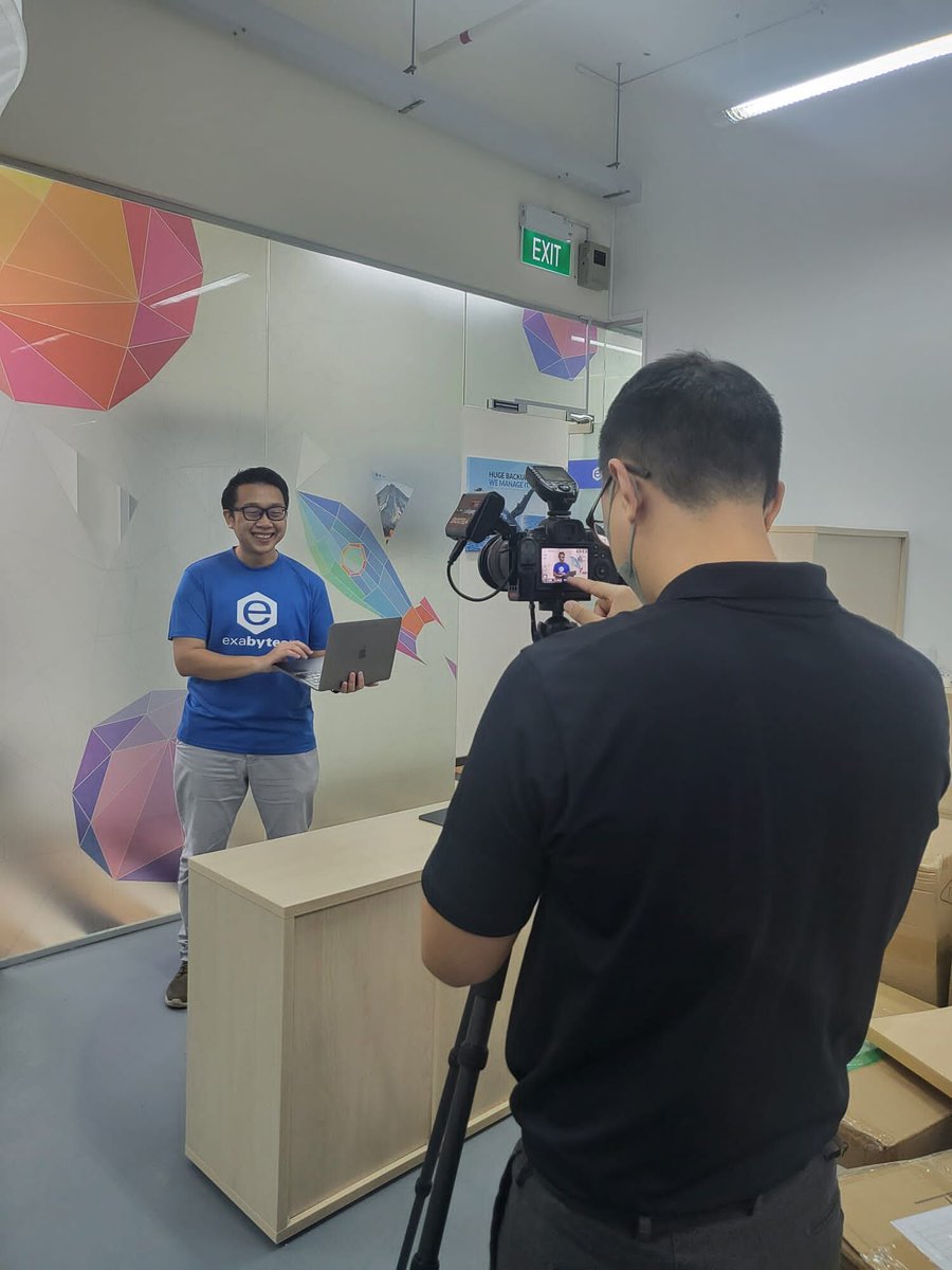Psst....

Something AWESOME is coming!

Stay tuned to Exabytes' and IMDA DfL's channels to get the inside scoop to what's brewing with Mr Chan's, CEO & Founder of Exabytes.

Credit to Lynette Hee.

#Exabytes #growyourbusinessonline
#DigitalforLifeSG #PlayItForward