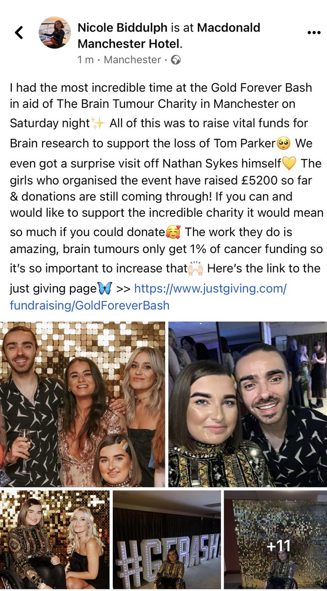 beauticoleex's tweet photo. So proud of @TheCougz_ 💛 Keep donating if you can! Brain tumours only get 1% of cancer funding & we NEED to change that! >> https://t.co/I19ADfyoYB ✨ #gfbash #goldforeverbash https://t.co/8jVlCpDZJ1