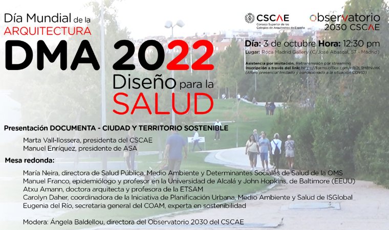 _CarmenMota's tweet photo. Os dejo un #MetrominutoEduca del @grupopafs hoy, día Mundial de la Arquitectura en el que se dedica al " diseño para la Salud".  
Tan saludable, tan disfrutable, y tan a mano.
@uclm_es 
#DíaMundialArquitectura #ciudad #Salud #actividad @COACM_Cuenca @CSCAE @CiudadesCaminan https://t.co/jHGJ8VVu5A