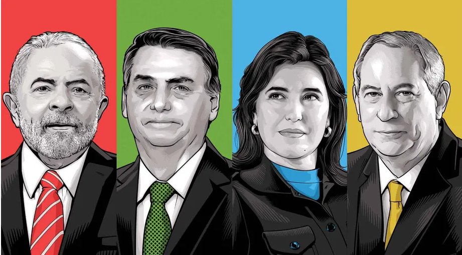 TrumpFrance's tweet photo. 🗳️ Résultats définitifs du premier tour de l'élection présidentielle au Brésil :

🔴 Lula (extrême gauche communiste) 48,4%
🟤 Bolsonaro (droite) 43,2%
🔵 Tebet (centre-droit) 4,2%
🟣 Gomes (centre-gauche) 3% https://t.co/7uzggXXttr