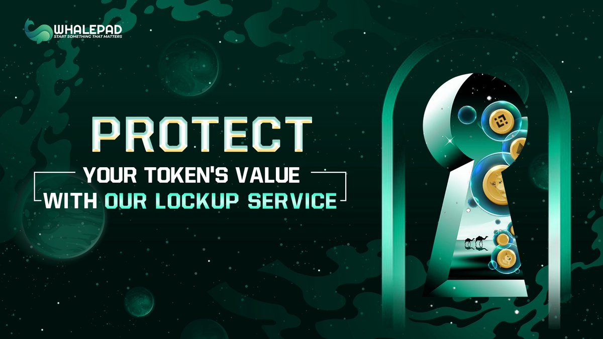 WhalePad Official (@whalepadann) on Twitter photo ππ With our WhaleLock Service: (Token Lock & LP Lock), investors cannot dump on a new community π
ββοΈπ
ββοΈβ
whalepad.app/locks/create?cβ¦
ππ‘οΈA safe and secure locker to lock your liquidity provider tokens for a period of time! β±οΈ
π€π€π Letβs create a healthy market together!
#BTC ππ With our WhaleLock Service: (Token Lock & LP Lock), investors cannot dump on a new community π
ββοΈπ
ββοΈβ
whalepad.app/locks/create?cβ¦
ππ‘οΈA safe and secure locker to lock your liquidity provider tokens for a period of time! β±οΈ
π€π€π Letβs create a healthy market together!
#BTC