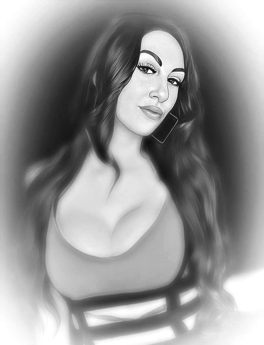 Porn Fan Art on Twitter: "Model @ArtemisiaLove9 #portrait #blackandwhite"