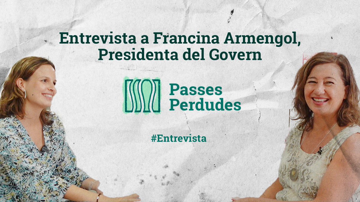 passesperdudes's tweet photo. ⌛️ JA LA TENIM AQUÍ! 

🔝 Entrevista completa a la Presidenta del Govern, @F_Armengol:

⭕️ https://t.co/nf3kYfWRNK 

🗣 @F_Armengol i @ainarcrg parlen sobre el govern de coalició, habitatge, turisme i tants altres temes que estaran en el punt de mira per les #Eleccions2023 https://t.co/3pbi45dIUQ