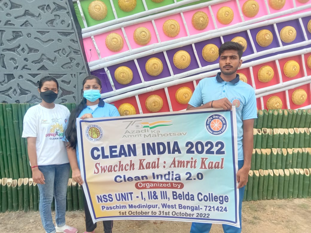 NSSUnit2_Belda's tweet photo. NSS Unit I, II, III Volunteers are participating in Clean India 2.0 Campaign in Puja Pandals in and around Belda
Swacch Kaal: Amrit Kaal @CleanIndiaWatch @rdnss_kolkata @_NSSIndia @_NSSAwards #CleanIndiaCampaign2022 @swachhbharat @HarGharTiranga_ #CleanIndia_GreenIndia #clean https://t.co/I9LNNPZdOy