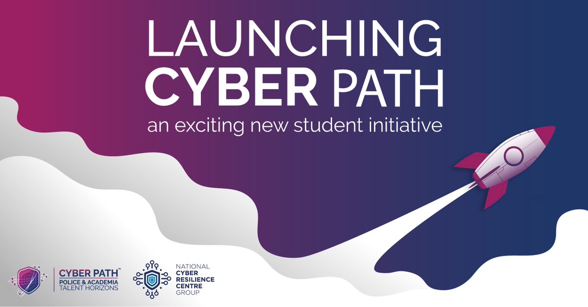 London_CRC's tweet photo. Launching our out-of-this world student talent initiative, Cyber PATH 🚀
A unique collab between academia & policing to tackle the issue of cyber crime, it's gonna be big & we need the brightest minds to help!
Learn more 👇
https://t.co/xl3m5NNgxw
#CyberResilience #CyberPATH https://t.co/t4LWFTBaub