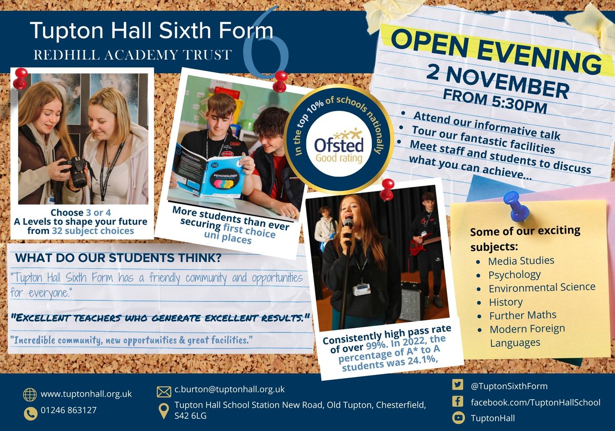 Tupton Hall VI Form tweet media