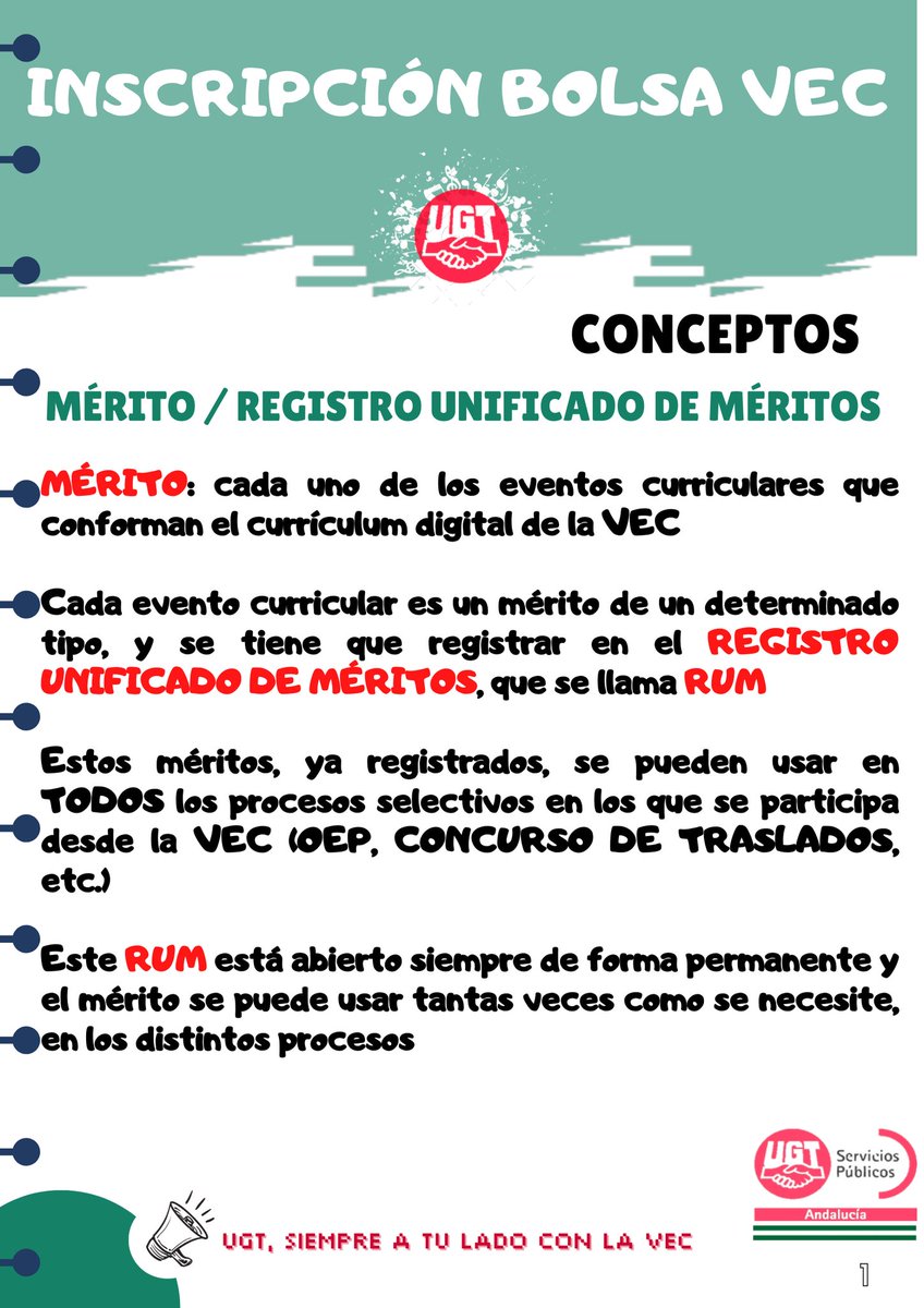 UGTHUVRocio's tweet photo. ¡¡¡Todo lo que necesitas saber para la inscripción en Bolsa en la VEC!!!
#vecsas #ugthuvr #bolsas #sanidadpublica https://t.co/CwQoz2SFeu