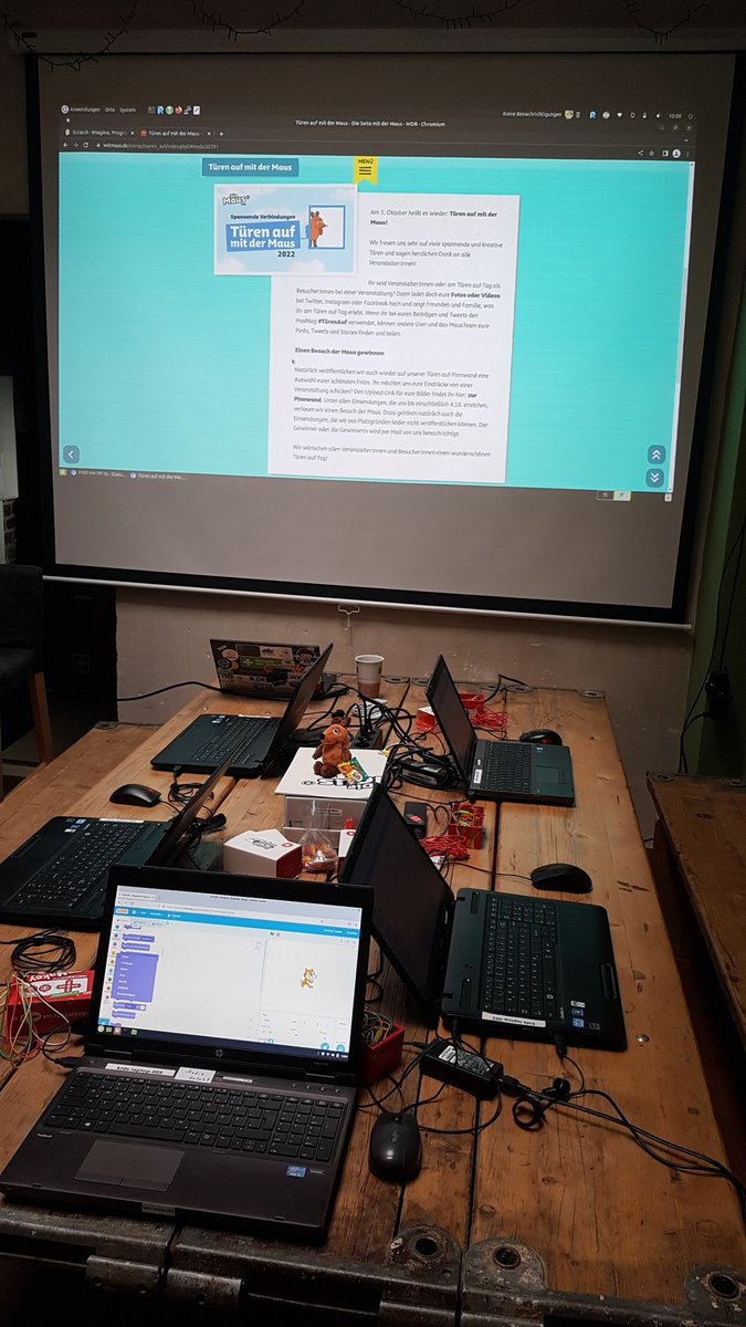 Willkommen zum <a href="/DieMaus/">Maustria</a> Türöffnertag im <a href="/kraemerloft/">KrämerLoft Erfurt</a>