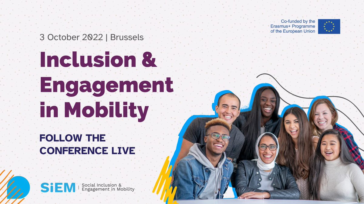 ESN_Int's tweet photo. Today is the final segment of the SiEM Project, Inclusion &amp; Engagement in Mobility. The conference is opened by @SSabuni and @GabrielWims. Follow the live stream here 👉 https://t.co/zQAcTl04uz https://t.co/j2vo0Z0TzJ