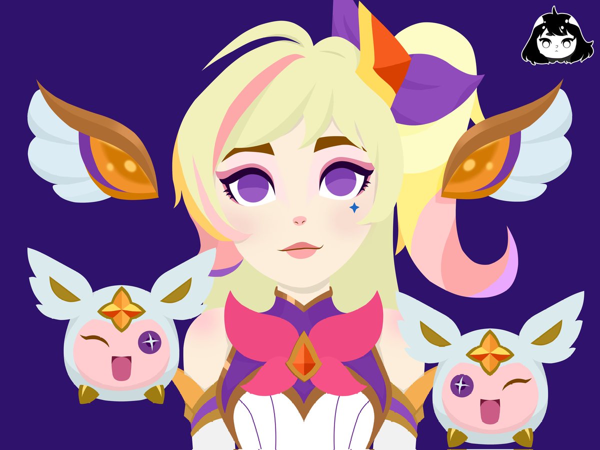 I forgot to post the finished artwork here. 

Star Guardian Seraphine ✨💜
A combination of art and storytelling. Time-lapse here – youtu.be/UZy2n9euVDk
#artph #ArtofLegends