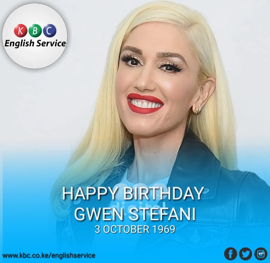 HAPPY BIRTHDAY: GWEN STEFANI

^PMN  