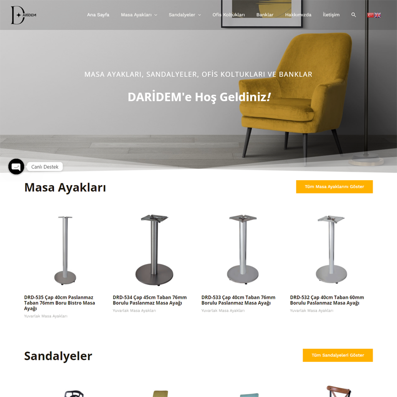 Daridem firmasının site tasarımı tamamlandı. Sizlerle böyle kaliteli ve sorunsuz bir web sitesi arıyorsanız hemen bizlere ulaşın.
#webtasarım #wordpress #sosyalmedya #grafiktasarım #seo #webdesign #blog #reklam #webyazılım #web #istanbul #turkey #adwords #websitesi #webdesigner