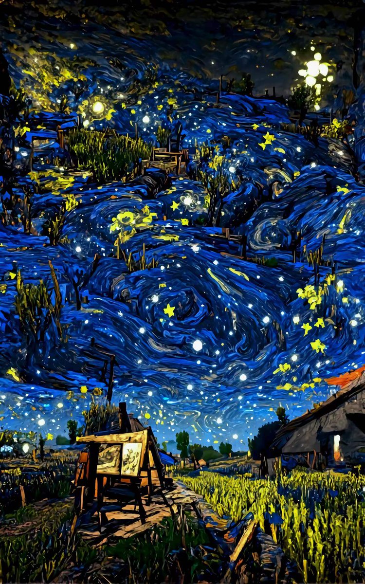 HongLienVo2's tweet photo. starry night#Art#nft https://t.co/Q0fV6imx1x