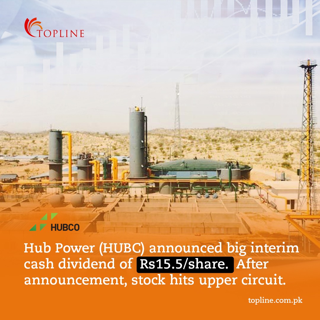 Topline Securities on Twitter "Hub Power (HUBC) announced big interim