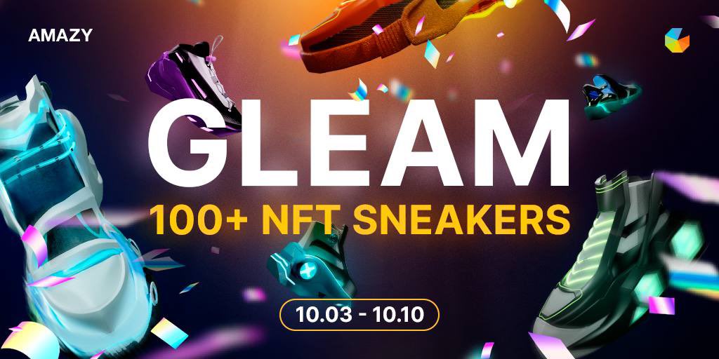 amazyio's tweet image. 🚀 GIVEAWAY 100+ NFT SNEAKERS AMAZY

Friends, today launching a new extensive giveaway on Gleam for all AMAZY users! 💥

To participate you need to complete a few simple tasks 😉

Read all the details at the link 👇

gleam.io/71Qoq/big-glea…

#AMAZY #GIVEAWAY