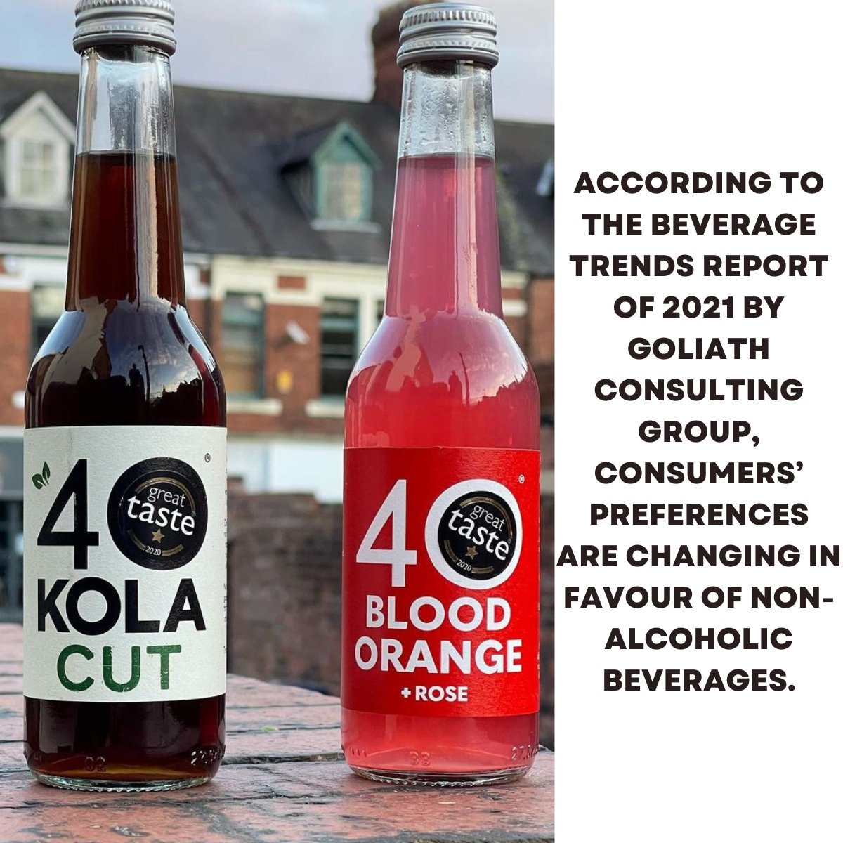 #MondayMotivation Searches for alcohol-free beverages are still growing by 22% annually. 
<a href="/40kola/">40 Kola</a> is proud to continually offer new &amp; exciting products to our portfolio - what's your favourite flavour?
#postmix #alcoholfreebeverages #beverageindustry #hospitality #drinks #40kola