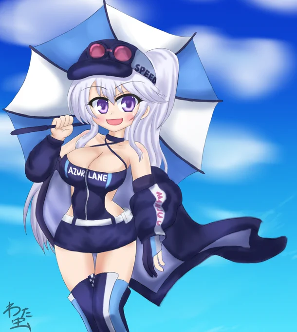 今日はエンタープライズの進水日ということでぇええす2018年からずっと描いてるのおおおおこれからもよろしくねええええええ#アズールレーン 
