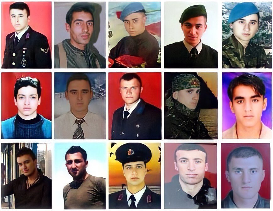 3 Ekim 2008 yılında Hakkari'nin Şemdinli ilçesindeki Aktütün karakoluna alçak terör örgütü PKK tarafından düzenlenen saldırıda, 15 kahraman askerimiz şehit olmuştu!Aziz Şehitlerimizi şehadetlerinin sene-i devriyesinde rahmet ile anıyorum! Ruhları şad olsun!🇹🇷 #aktütün #pazartesi