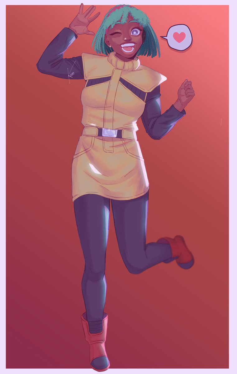 「#blacktober Day 3: Bulma Redraw II! 2022」|Kerri’s on hiatus‼️のイラスト
