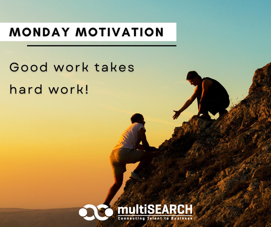 Happy Monday!

#Hard work is an #essential element in #tracking down and #perfecting a #strategy or in #executing it.