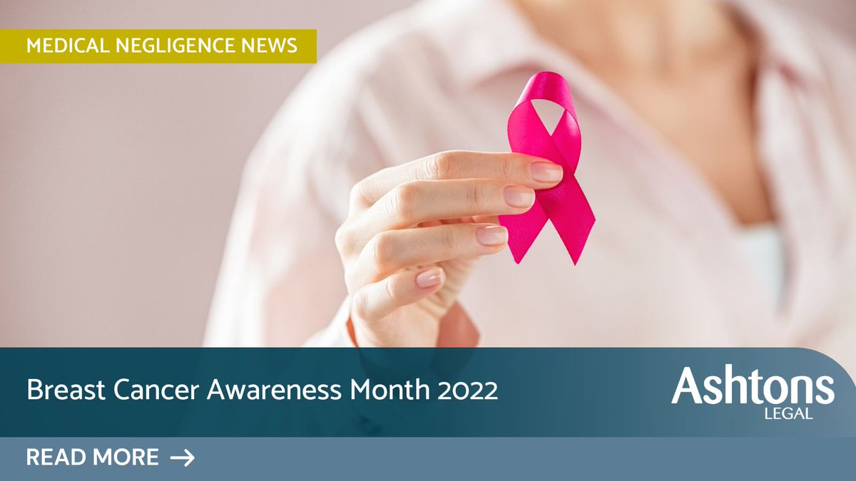 October is Breast Cancer Awareness Month, an annual campaign to raise awareness about #breastcancer and its symptoms: #WearItPink 
ashtonslegal.co.uk/insights/injur…