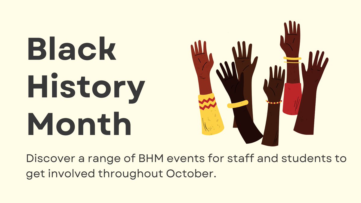 October marks #BlackHistoryMonth in the UK. Each year, teams across University host a number of activities, events and seminars. See our list of events here ⤵️ bath.ac.uk/announcements/…