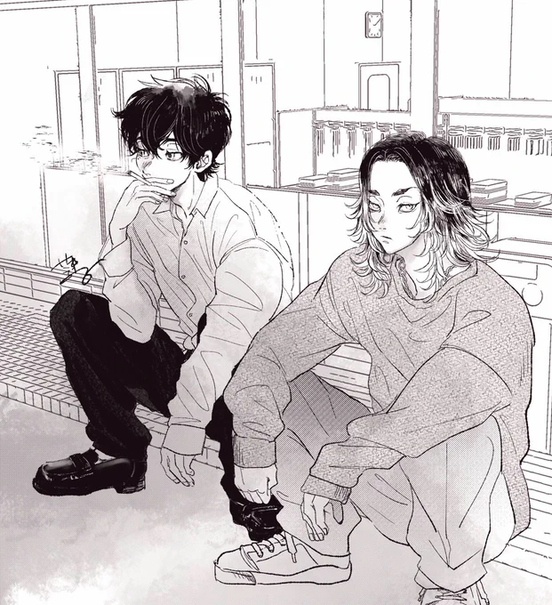 🐺と🐯
"出会っていて欲しい"

⚠︎本誌ネタバレ(🐺)
⚠︎喫煙🚬
⚠︎捏造注意 