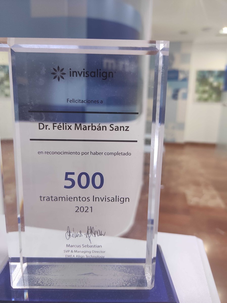 👨‍⚕️El Dr. Félix Raúl Marbán Sanz es miembro GOLD #Invisalign, quiere decir que ha tratado a un gran número de pacientes satisfactoriamente por año. 
☎ Para consultas, llama al 983 34 29 28.

#ClinicaDentalMarban #Valladolid #ortodonciainvisible  #dentistasValladolid