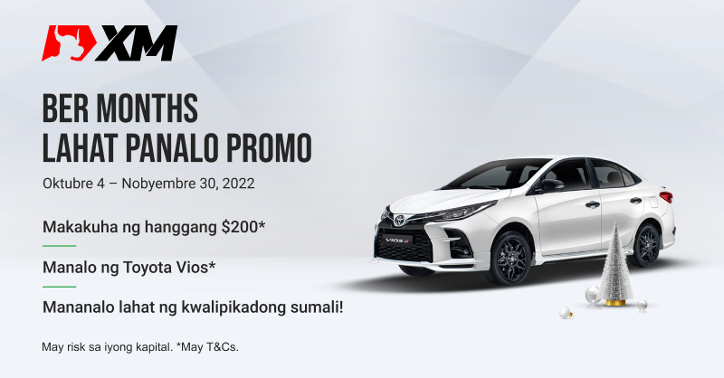 XM_COM's tweet photo. 🏆 'Wag palagpasin ang pagkakataong manalo ng Toyota Vios!*🏆
Manalo ng garantisadong premyo na hanggang $200* o makasali sa raffle na magpapamigay ng bagong kotse. Sumali sa promo na tatakbo mula Oktubre 4 – Nobyembre 30.

Para magbasa pa at magrehistro, i-click ang link 👇