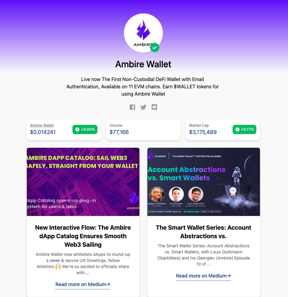 Ambire Wallet now has a <a href="/tapxHQ/">Tapx</a> profile and it looks amazing 

Go check ➡️ tapx.link/ambire-wallet