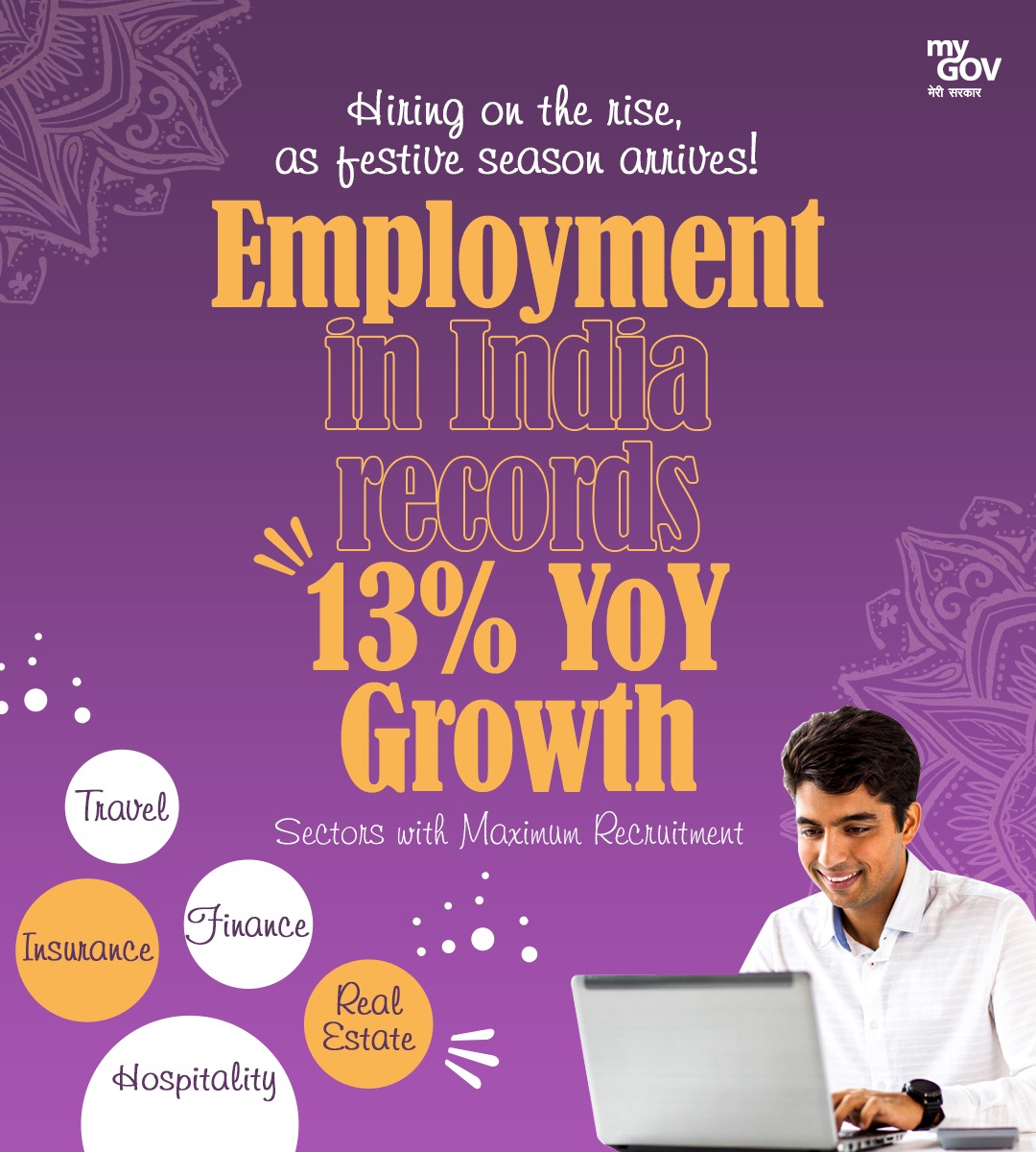 MyGovIndia on Twitter "More jobs in NewIndia Hiring on the rise, as
