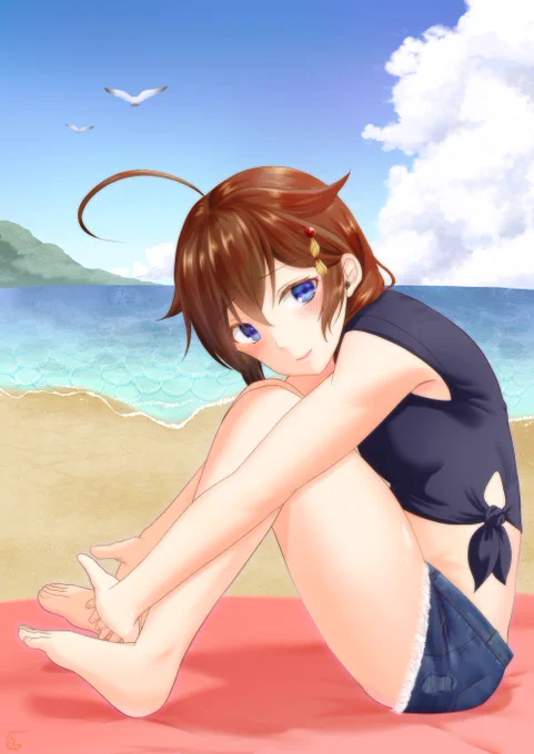 「…どこ、見てるんだい?」

 #艦娘ホットパンツ部 