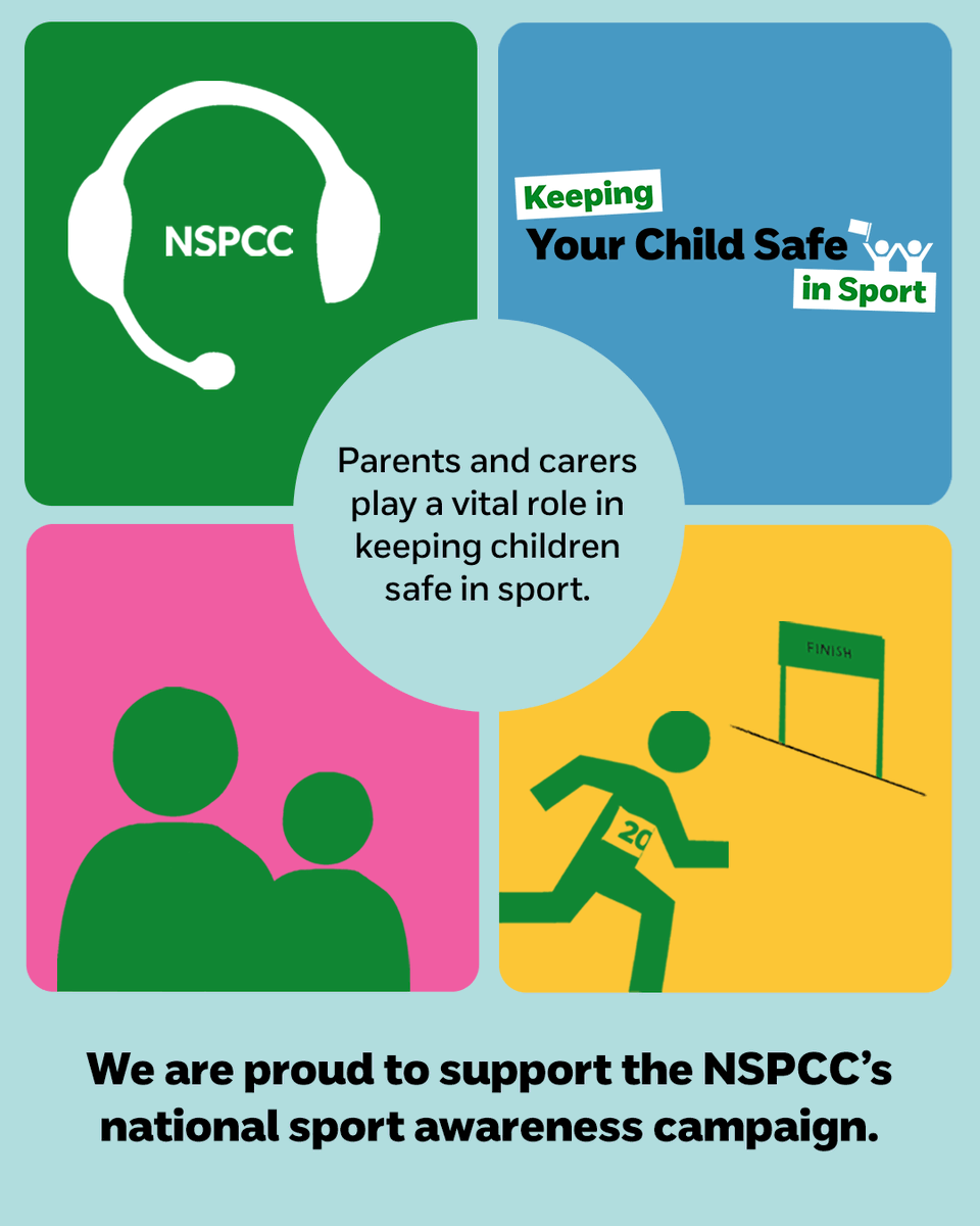 This week we're taking part in @NSPCC's Keeping Your Child Safe in Sport campaign! It's vital that children are provided the opportunity to participate in sport and physical activity safely, so all week we'll be sharing information & resources to support!🤝#SafeinSport #NSPCC