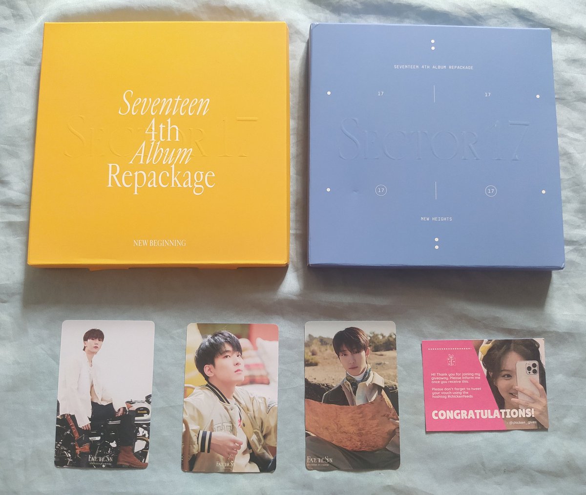 Hello po <a href="/chicken_gives/">🐣</a>! Nareceive ko na po yung SVT albums🫶 Thank you so much po ulit pati na rin sa freebies❤️
#chickenfeeds