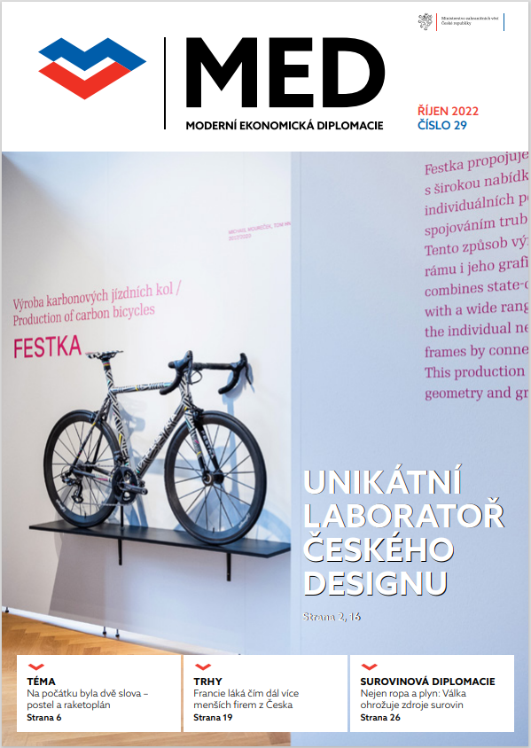 ed_mzvcr's tweet photo. České designové výrobky a řešení, to je hlavní téma 2⃣9⃣. čísla časopisu Moderní ekonomická diplomacie #MED. Nenechte si ujít exportní úspěchy českých firem #Todus a #USSPA nebo článek @kozakj o příležitostech v obnově zdravotnictví Ukrajiny 🇺🇦.
▶️https://t.co/ZfOXwdTLZO https://t.co/2uT1DVL4vi
