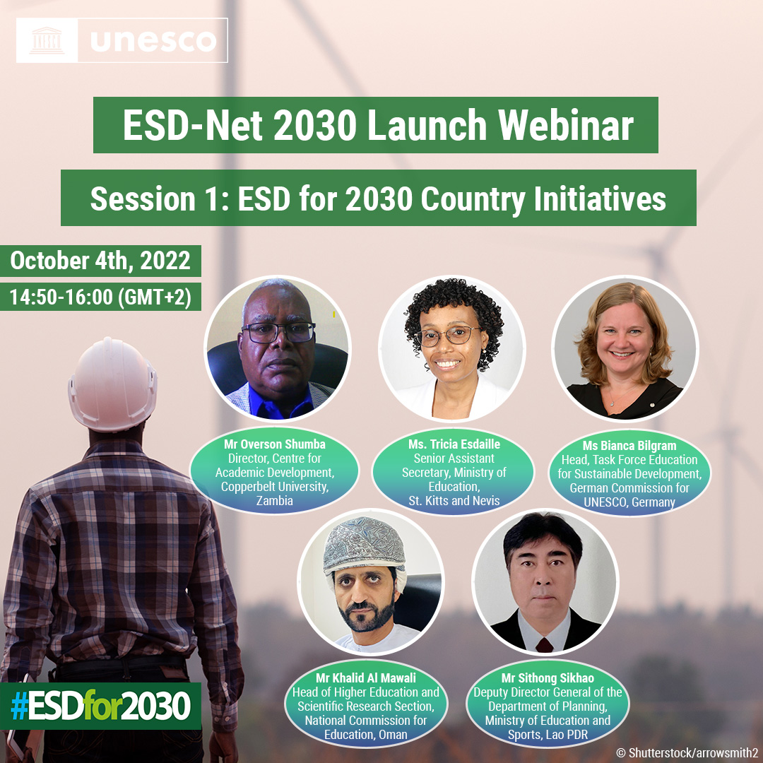 ESD-Net 2030 Launch webinar panel 1