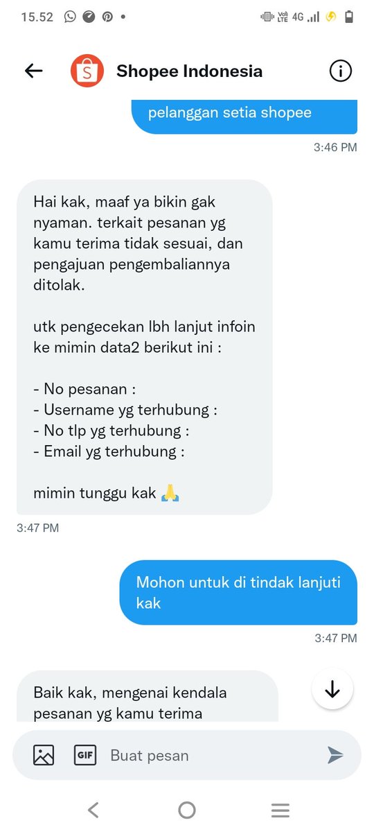 ArgHaPradewa's tweet photo. Shopee garcep 👍 mantap lah @ShopeeID https://t.co/JVZDJj4VMz