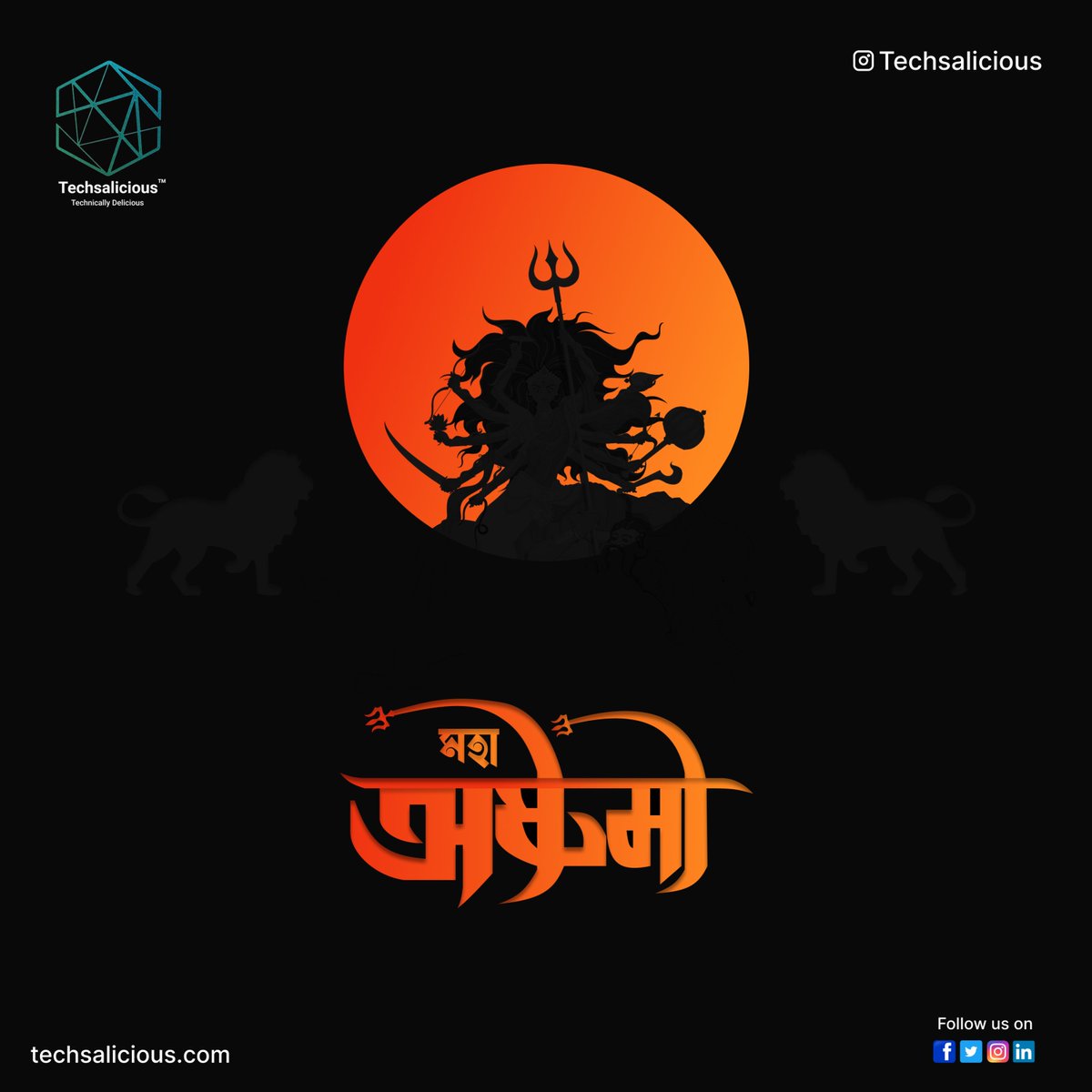 Techsalicious's tweet photo. May this Durga Astomi brighten up your life with joy, wealth and good health. Subho Durga Astomi.

#Durgapujo2022 #Astomi #DurgaPuja #techsalicious #holiday  #kolkata #Bengali https://t.co/QS5jll1dfX